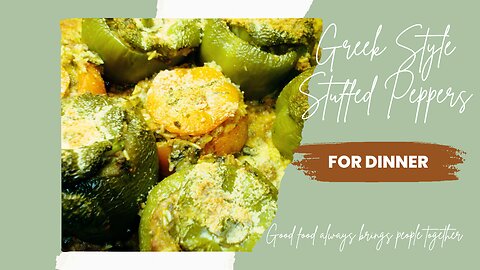 Greek Style Stuffed Peppers