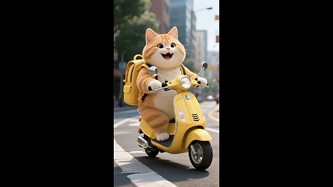 Fat orange cat is in self-defense! #cartoon #animation #animals #fat #cat #funnycats #catvideos