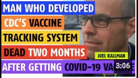 "CDC Vaccine Tracking System Developer Dies Two Months Post-Vaccination"