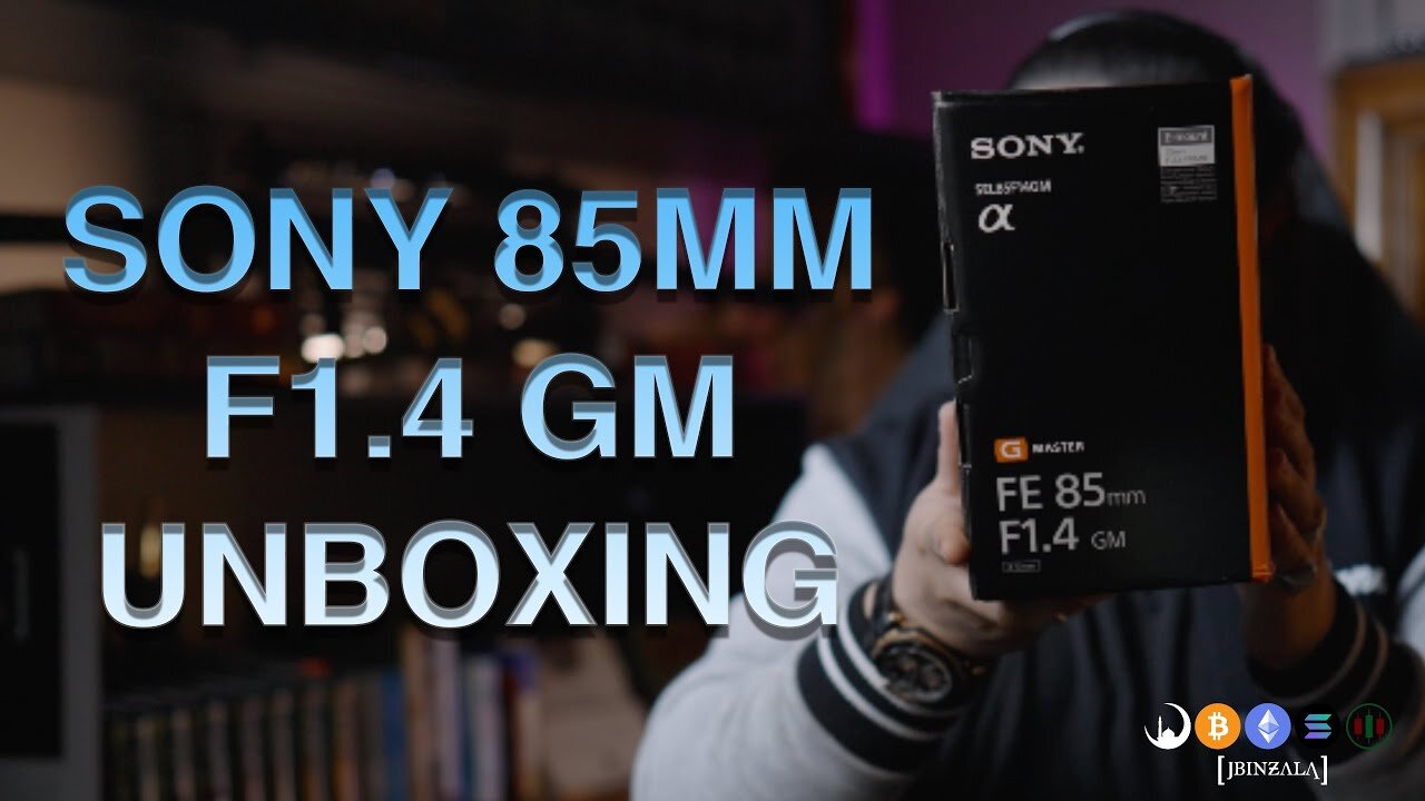 UNBOXING THE 85 MM SONY G MASTER F1.4 PRIME PORTRAIT LENS