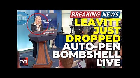 🚨BREAKING: Shocking Auto-Pen Revelation Makes Reporters GASP When Leavitt Names WHO Did It!