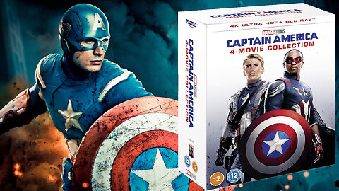 Captain America 1-4 Collection [4K UHD & Blu-ray & DVD]