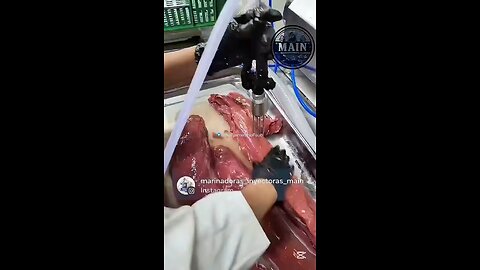 The meat is injected with a plumping solution made of water, salts, phosphates and preservatives.
