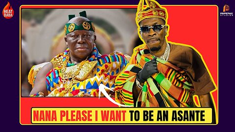 shatta wale praises Asantehene for holding firm the Ashanti tradition and culture