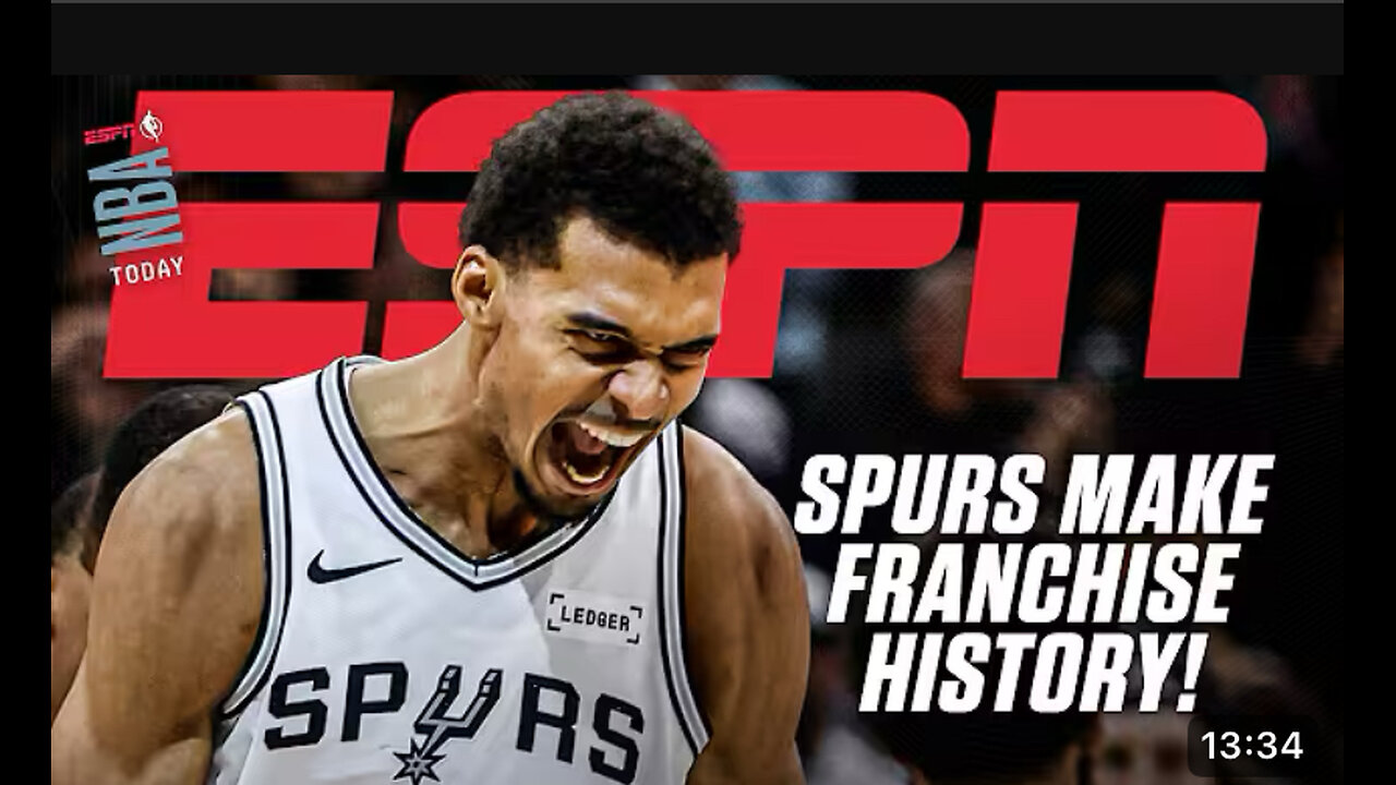 ESPN :WEMBY IS A WINNER & SPURS MAKING HISTORY