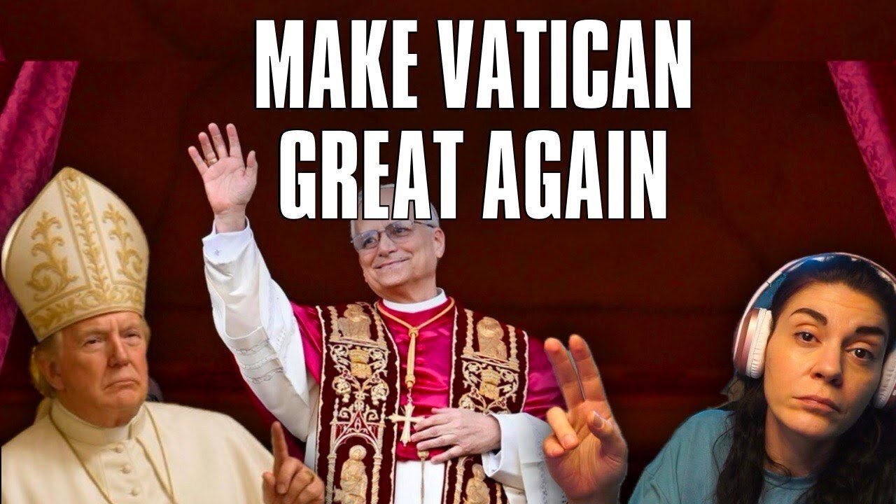 MAKE VATICAN GREAT AGAIN! se la pace si associa alla bandiera americana, magari la gente si dimentica un pò più facilmente delle guerre per procura, dei veti al cessate il fuoco, delle malefatte degli ultimi 30 anni. RASSEGNA STAMPA