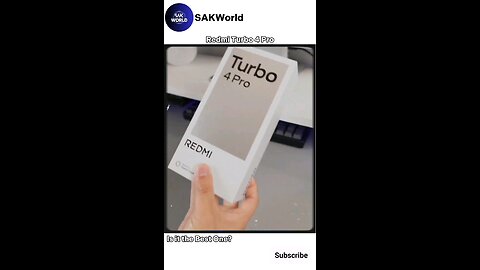 Redmi Turbo 4 Pro Unboxing