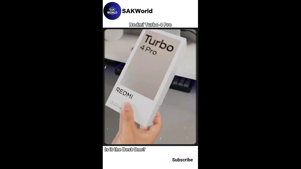 Redmi Turbo 4 Pro Unboxing