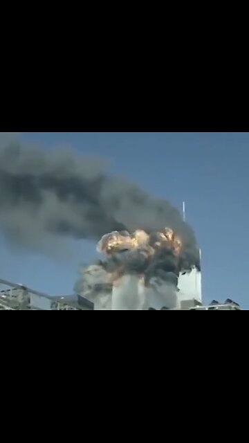 WTC TOWER EXPLODING WITHOUT FAKE CNN CGI PLANE