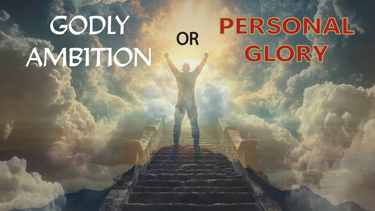 Godly Ambition or Personal Glory?