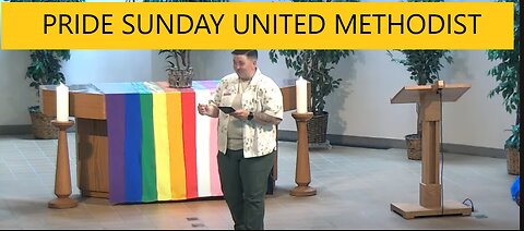 United Methodist Lesbian Pastor preaches Pride Sunday -Eden Prairie UMC