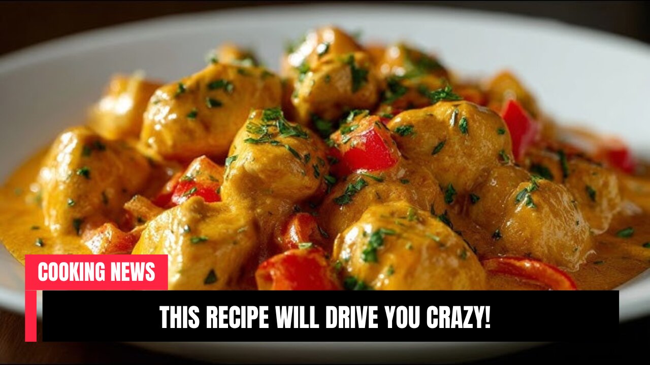 This recipe will drive you crazy! I've never had such a delicious chicken in creamy sauce!