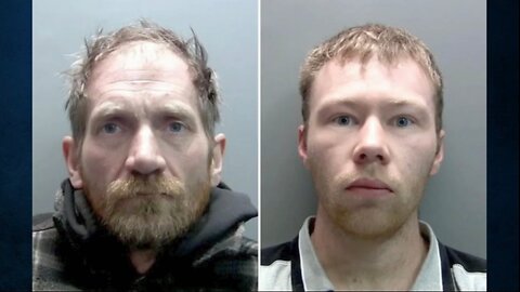 Two men have been sentenced to four years and three months in prison for illegally cutting down the
