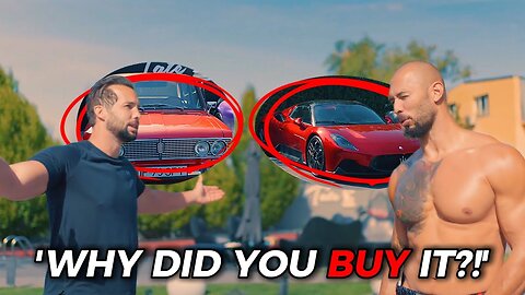 Andrew Tate and Tristan ARGUES After BUYING 600HP Maserati MC20 and LADA