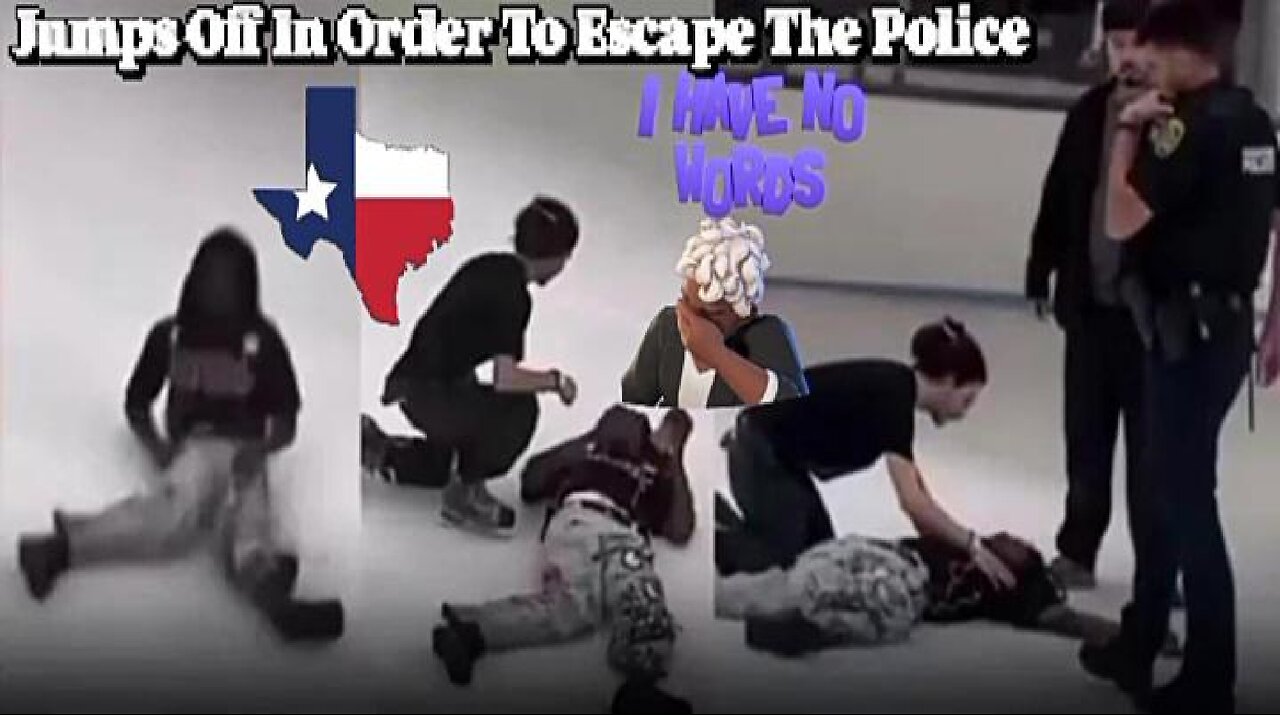 Black Shoplifter Jumps From The 2nd Floor Onto The Ice Skating Ring At Houston Galleria