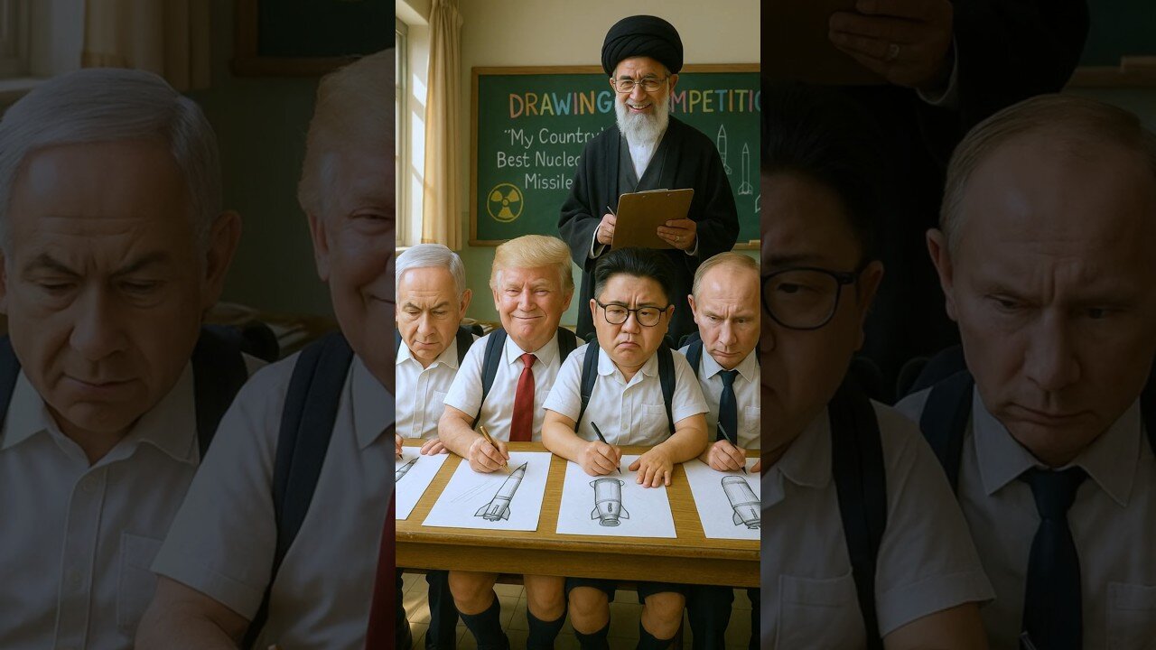 World Leaders in Nuke Drawing Contest☢️