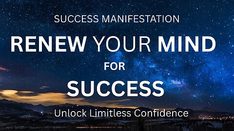 Rewire Your Subconscious Mind for Confidence & Success Manifestation | Deep Sleep Meditation