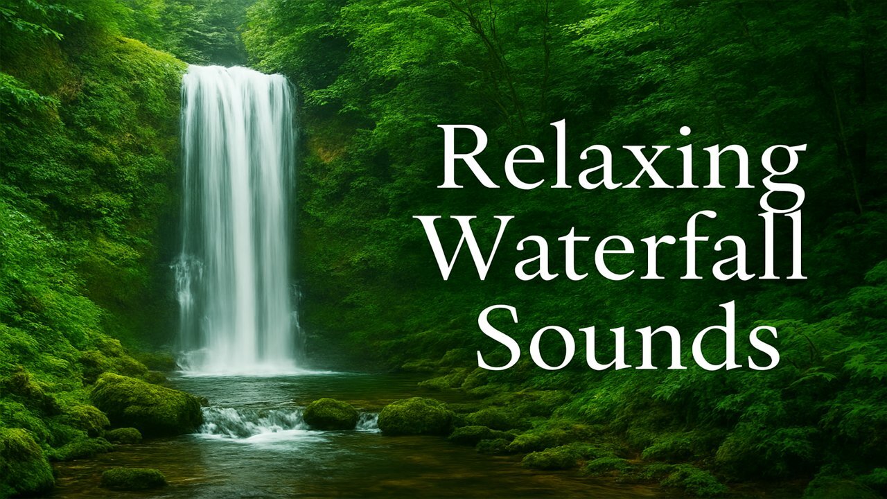 Waterfall Sounds for Deep Sleep, Meditation & Stress Relief