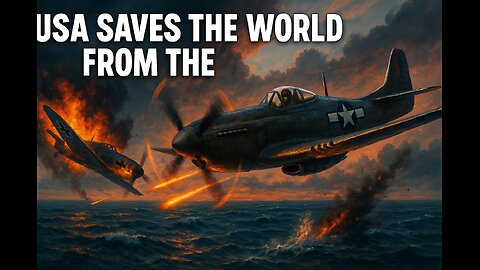 USA vs Nazi Warplanes – The Ocean Dogfight