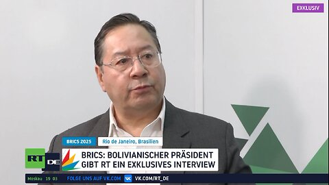 Exklusiv-Interview: Boliviens Präsident zur Bedeutung der BRICS für eine demokratischere Welt