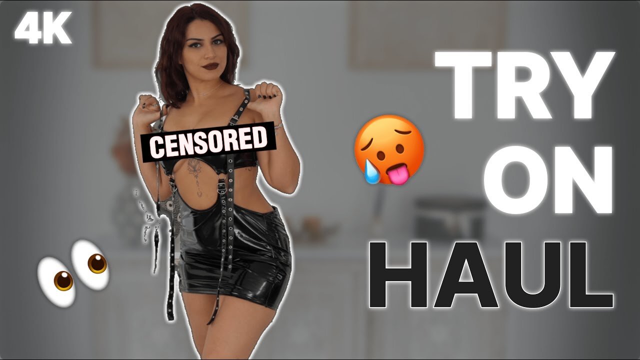 [4K] 🖤 TRY ON HAUL | Tenue Simili Cuir ou Latex (c'est comme tu veux 🫣)