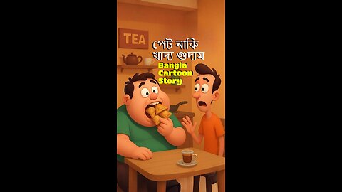 মোটা আর ঝটার সমুচা Funny Bangla Cartoon Story