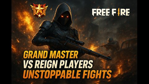 GRAND MASTER vs REIGN PLAYERS | Unstoppable Fights | Free Fire Gameplay + POWERFUL LYRICS
