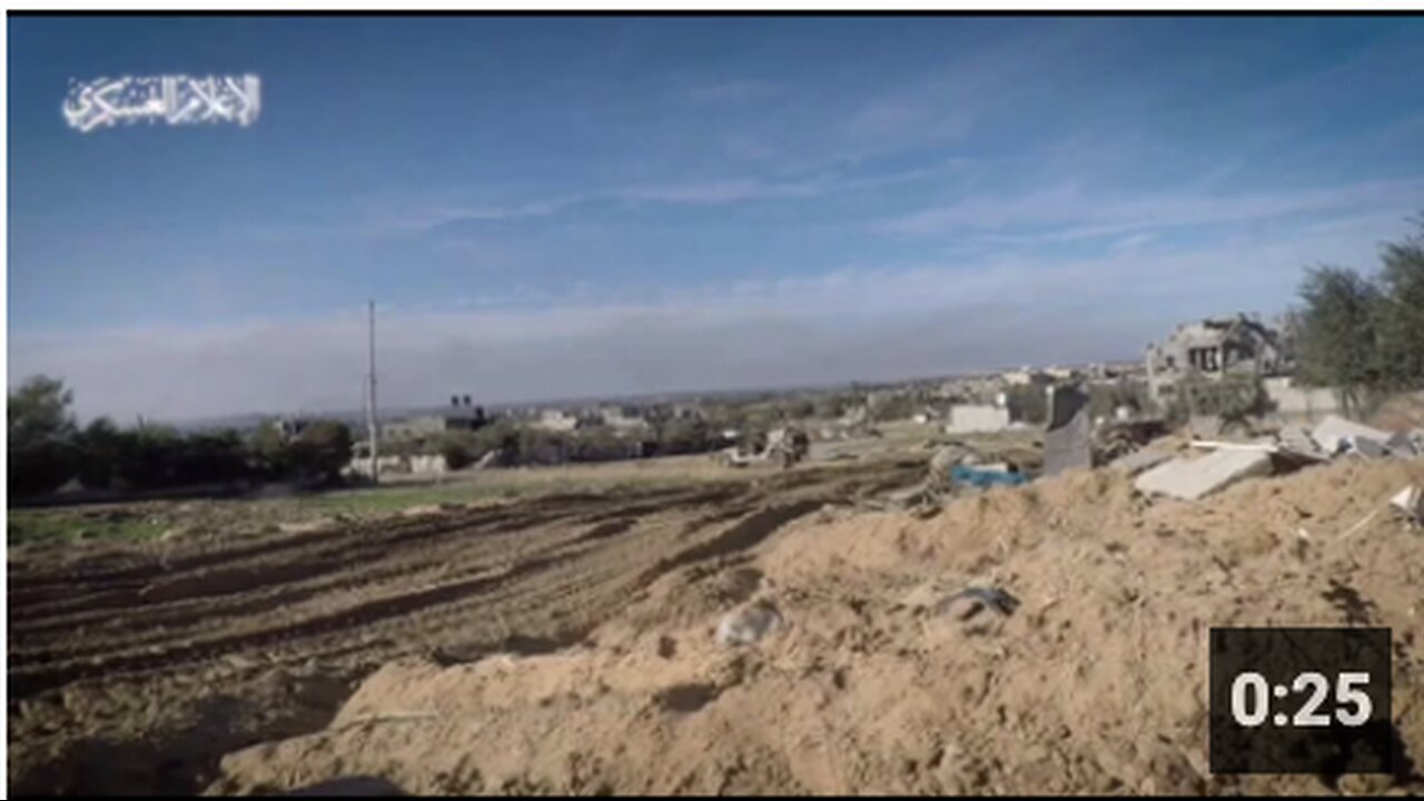 "Israeli Armored Vehicle HMMWV M1097A2 Siyur Explodes After IED Attack in Gaza Strip"