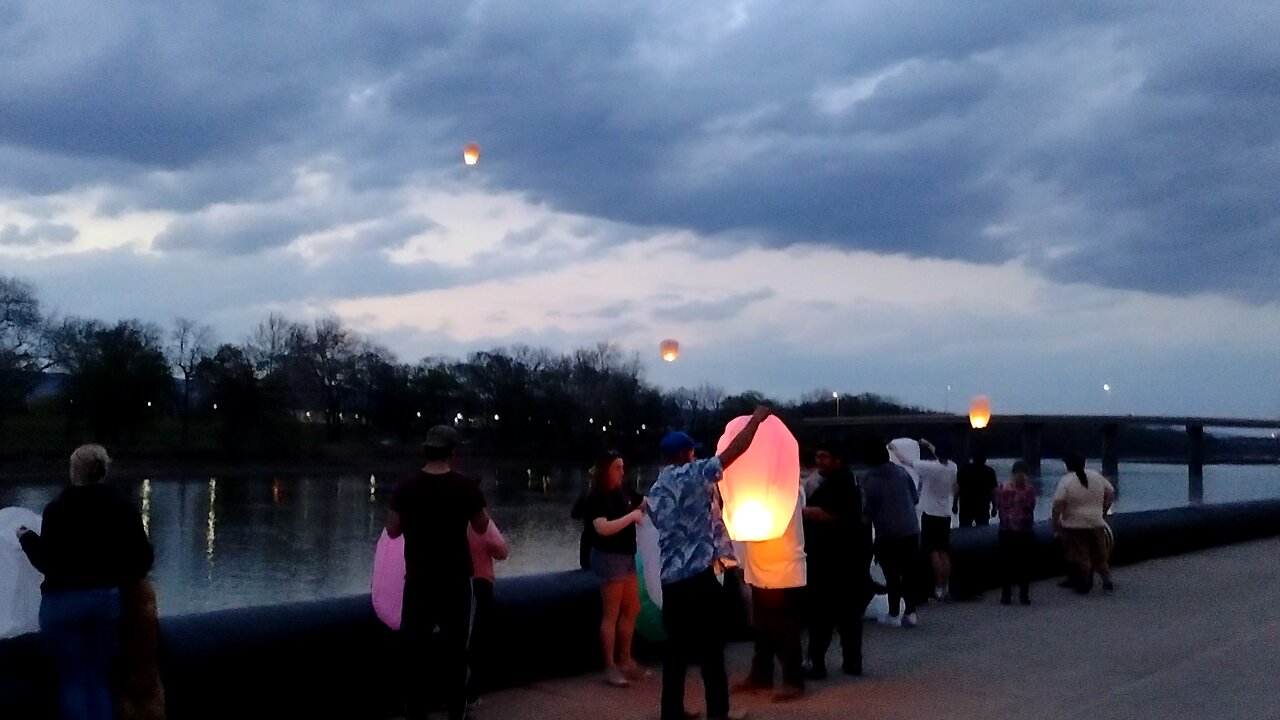 lantern lightning ceremony