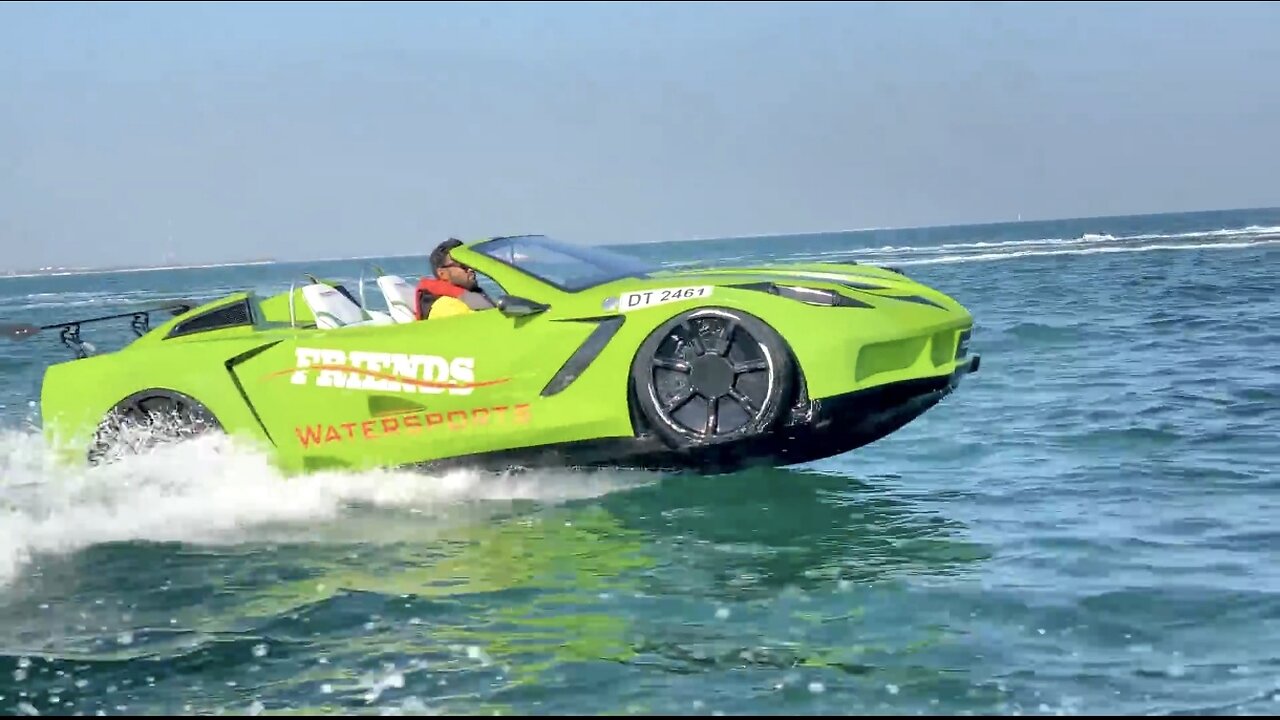 Driving a Supercar in water