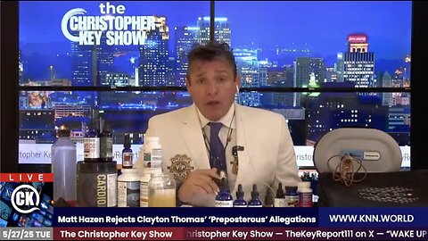 🚨Christopher Key Show May 27th '25, PART 3, LIVE Matt Hazen Exposes Truth, MasterPeace’s Detox Revolution with Christopher Key🛡️