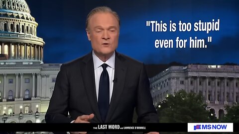 Lawrence: Trump's letter threatening Greenland is 'too stupid for even him'
