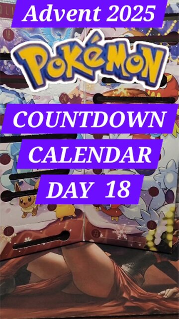 Advent Day 18 Pokémon Countdown Calendar