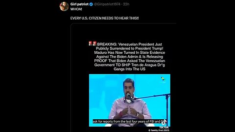 Venezuela’s President nicolas maduro uffers $50 MILLION for jeffrey epstein files release!