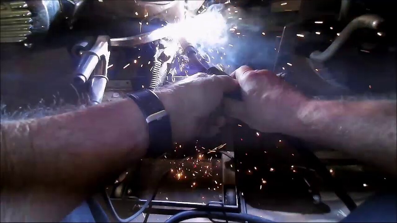 Welding the shift lever again