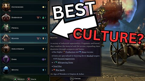 What is the Best Culture in Age of Wonders 4? | Tier List | Brutal Difficulty