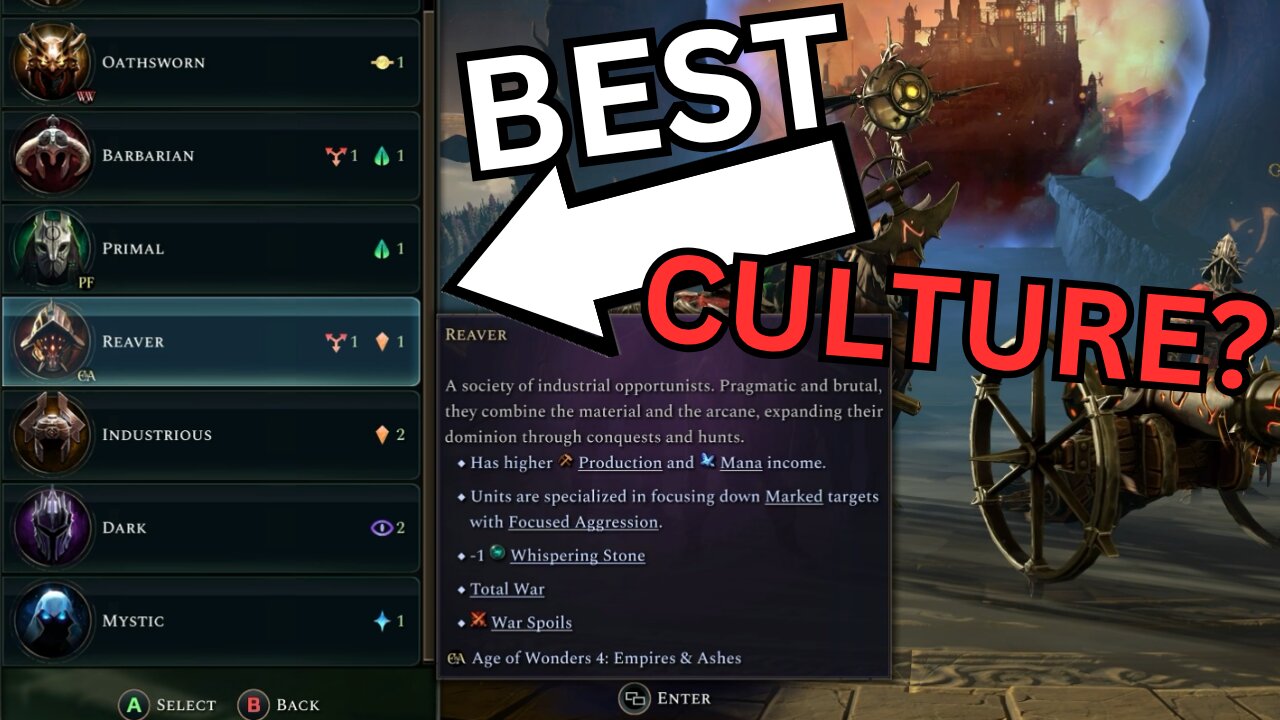 What is the Best Culture in Age of Wonders 4? | Tier List | Brutal Difficulty