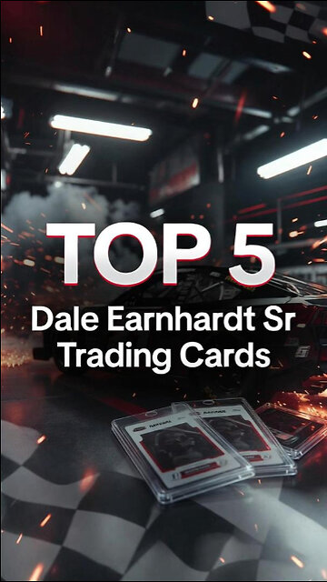 Top 5 Dale Earnhardt Sr trading cards of all time!