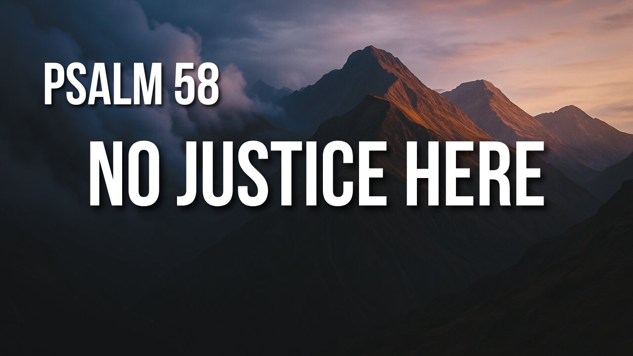 Psalm 58 – When Justice Fails on Earth, God Will Repay from Heaven