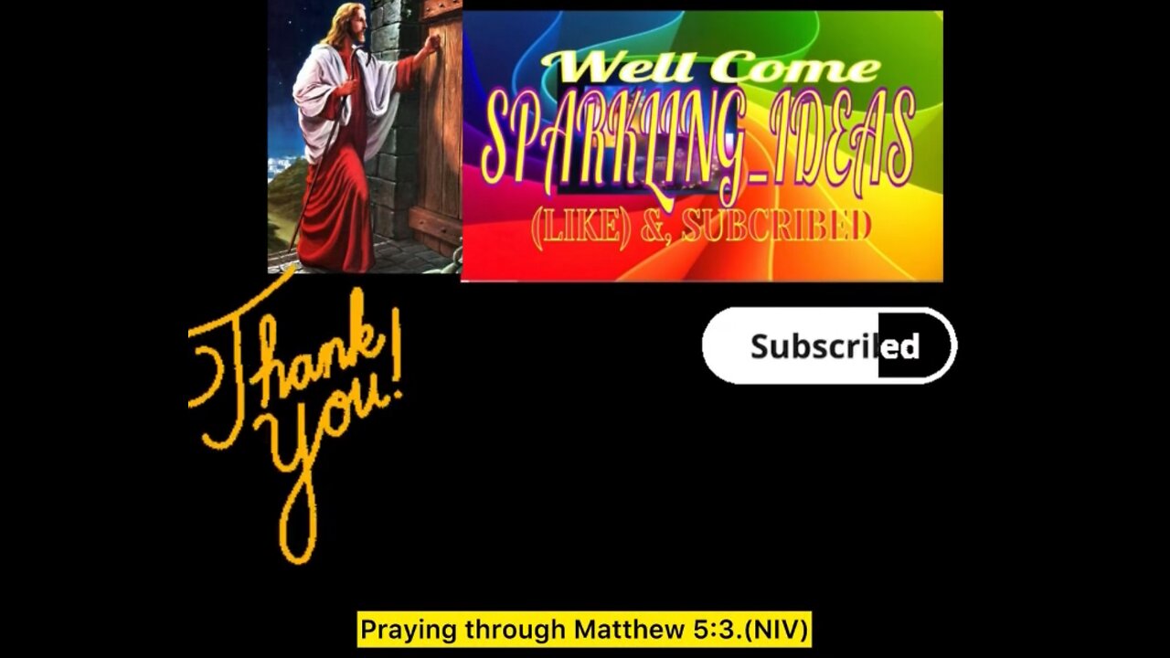 (Daily Grace) Praying through Matthew 5:3. (NIV)