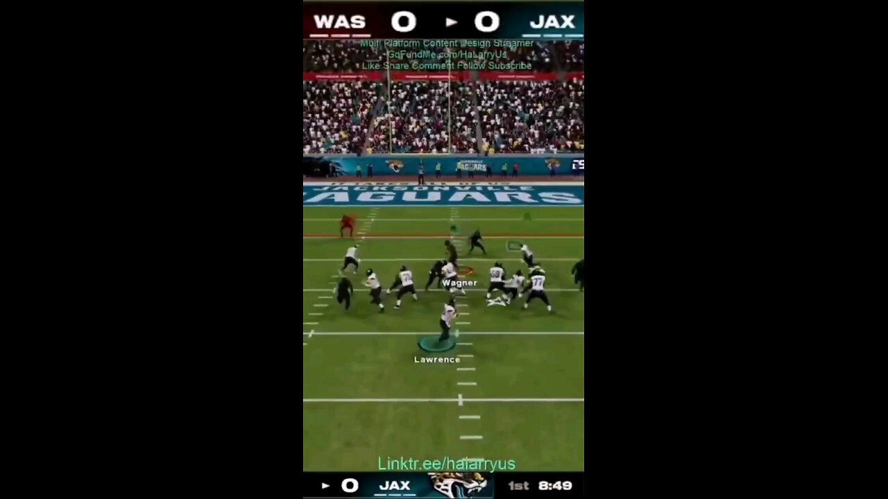 Scoring Highlights JAX 64 vs WAS 15 #AllMadden #Madden25 #NFLmadden #madden