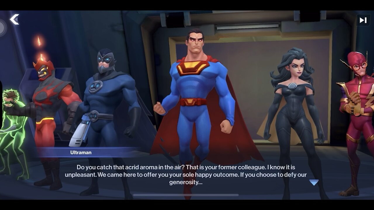 DC Worlds Collide Interlude: An In-Game Cut Scene