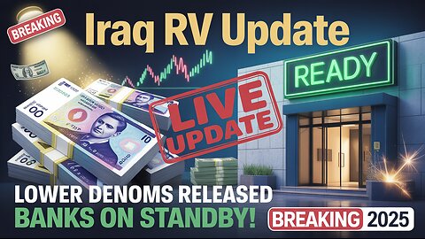 Iraqi Dinar 💥 IRAQ RV UPDATE Lower Denoms Released, Banks Waiting!