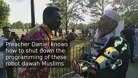 Preacher Daniel Shuts Down Usman's Islamic Robot Programming At Speakers Corner