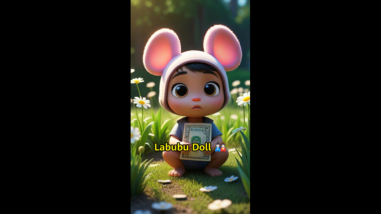 Labubu Doll’s Magic Dollar 🌟 | AI Cartoon Short #cartoon #animation #shorts