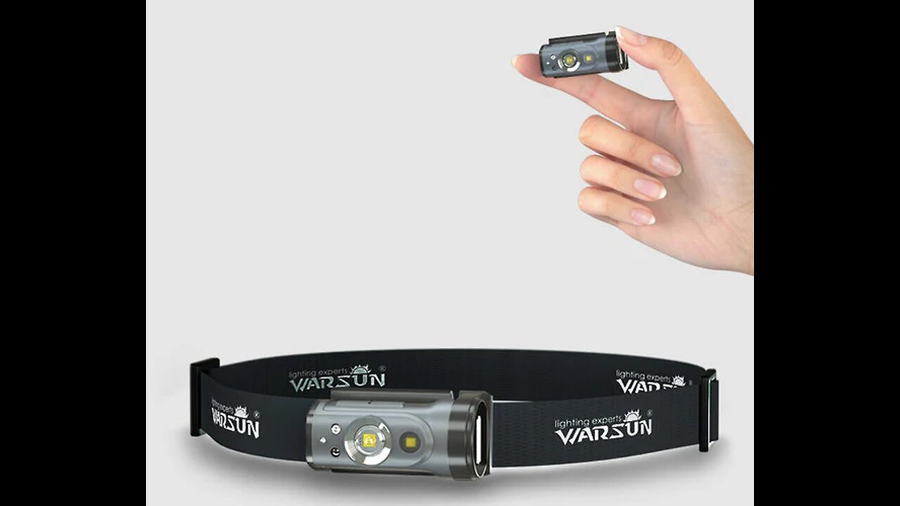 Powerful High-Brightness Sensor Headlamp Clip