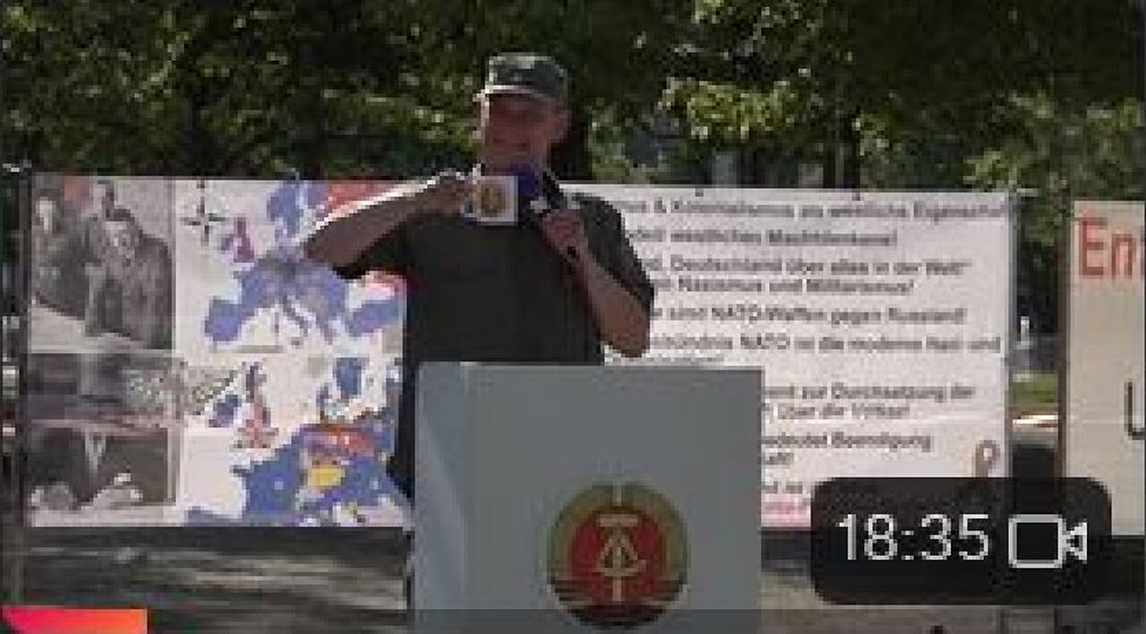 Rüdiger Hoffmann zur Palästina Großdemo in Berlin 21.06.2025