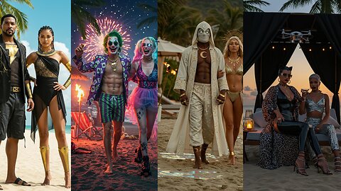 Supervillains Summer Couples ☀️👫 #summer #marvel #dc #avengers #deadpool #thanos #venom #joker