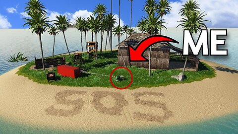Surviving 24 Hours on Abandoned Island Challenge | Farming Simulator 19 