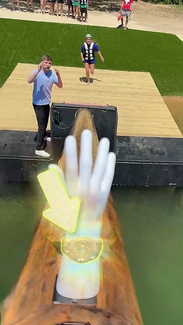 Grab the rolex to keep it up